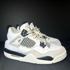 Size 4.5 Youth 100% Authentic Check Pictures For Condition Ships Within 24 Hours Of Purchase Delivered To Your Doorstep In 2-5 Business Days Nike Air Jordan 4 Retro, Shoes Size 4, Nike Air Jordan 4, Black Shoes Men, Jordan 4 Retro, Air Jordan 4, Air Jordan 4 Retro, Jordans For Men, Men Shoes Size