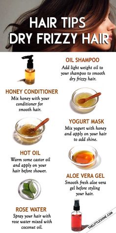 Amazing hair tips to smooth dry frizzy hair naturally Dry Frizzy Hair Remedies At Home, Frizzy Hair Remedies Diy Natural Homes, Hair Mask For Dry And Fizzy Hair, Hair Brakeage Remedies, Homemade Hair Spray For Frizzy Hair, How To Make Hair Shine And Soft, How To Get Soft Hair Naturally, For Dry Hair, Home Made Hair Mask For Frizzy Hair