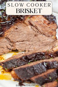 Slow Cooker Brisket Brisket Recipes Crockpot, Slow Cooker Brisket Recipes, Beef Brisket Recipe, Slow Cooker Brisket, Brisket Recipe, Beef Brisket Recipes, Brisket Recipes, Slow Cooker Pulled Pork, Pulled Pork Recipes