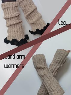 🍂 Keep yourself warm and cozy 🍂 2in1 pdf pattern crochet leg and arm warmers, perfect for autumn/fall and also winter! Written in English, US terms, step by step photos Pattern for those with knowledge of basic crochet stitches: [single crochet, slip stitch, double crochet (US), half double crochet (US)] Size inclusive! The pattern described would fit in any size, so anyone can make it! Note this is intended for personal use only. It may not be copied, sold, or distributed. The same goes for the finished top. Refunds are not available if you have downloaded the pattern. Feel free to message me here or on instagram - an.dantzari if you have any questions! Most important - enojy and thank you! 🥰 Crochet Arm Warmers Free Pattern, Arm Warmers Crochet Pattern, Crochet Arm Warmers, Crochet Hand Warmers, Crochet Leg Warmers, Gloves Design, Crochet Poncho Patterns, Basic Crochet, Photo Pattern