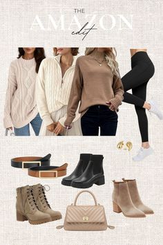 Browse these amazon fashion basics for your wardrobe refresh! From cozy sweaters to trendy accessories, these finds are perfect for winter fashion for women. Pair them with amazon fashion dresses for effortless seasonal style. Winter Fashion For Women, Women's Winter Fashion, Boots For Winter