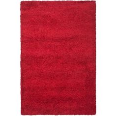 a red rug on a white background with no one in the room to see it