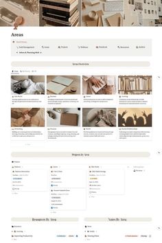 an image of a website page with many different items on it, including books and other things