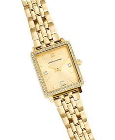 A timeless design taken to new heights! Elevating the classic charm of the Iconic Boyfriend with dazzling definitions and contemporary allure, the Boyfriend Mini Lumous Gold is an opulent choice that doesn't stray from its vintage inspired roots. The petite 31mm square dial showcases chic numerals on a lavish gold, crystal-framed face with intricate crystal details, finished with the classic link chain band. Mini Gold, The Boyfriend, Gold Crystal, Gold Gold, Link Chain, Gold Watch, Timeless Design, Open Toe, Vintage Inspired