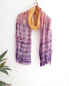 Shibori stole or dupatta Conscious Fashion, Shibori