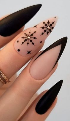 Black, Design, Art, Nails, Nail Arts, Nail Designs, Nail Art, Gold, White