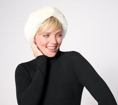 Keep the chill away (in a casually elegant way) with this faux bunny fur headband. From Sprigs. Fur Headband, Casually Elegant, Earmuffs, Accessories Hats, Fashion Accessories, Hats