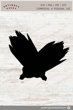 the silhouette of a bird is shown in black against a white wood paneled background