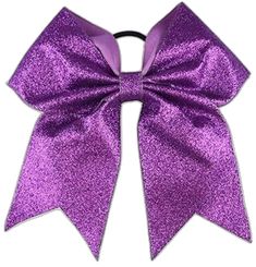 Cheerleader Outfit, Glitter Cheer Bow, Bow Ponytail, Softball Gifts, Cheerleading Outfits, Ponytail Holder, Cheer Bows, Strong Hair, Ponytail Holders