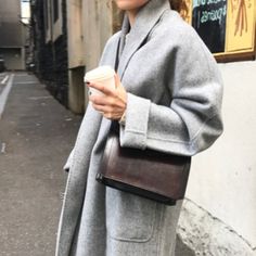 New With Tag Never Washed Never Worn I Am 5'4 And It Is Mid Calf Slim Look And Very Chic Grey Coat Aesthetic, Coat Aesthetic, Grey Winter Coat, Winter Coat Women, Gray Wool Coat, Grey Coat, Girl Fits, Woolen Coat, Fit Inspo