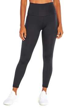 PRICES MAY VARY. High-rise ankle legging with 4.5" waistband for full coverage, tummy control, and slimming compression. Contender Deluxe fabric is designed with optimal stretch and elasticity, so it keeps its shape. Moisture-wicking and soft-brushed inside and out for a cozy feel. Inseam: 25 inches Compressive Mid-rise Elastane Tights, Compression Athleisure Leggings With 5-inch Inseam, Tight Sports Leggings With 5-inch Inseam, Fitted Yoga Tights With 5-inch Inseam, Moisture-wicking Mid-rise Tight Leggings, Mid-rise Moisture-wicking Tight Leggings, Compression Mid-rise Tights For Pilates, Compression Leggings With Wide Waistband For Pilates, Mid-rise Compression Leggings