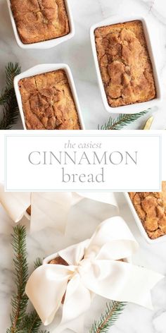 the best cinnamon bread recipe is made with fresh ingredients and ready to be baked in the oven