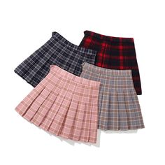 This pleated plaid skirt is a perfect addition to your little girl's wardrobe. With an A-line shape, this pleated skirt features a soft feel. With its mini-me styling, this pleated check skirt is perfect for all seasons. Style it with a chunky knit for the winter season or a polo tee for a relaxing look. Material: polyester, Cotton Teenage Fashion Dresses, Pleated Plaid Skirt, Check Skirt, Checkered Skirt, Plaid Pleated Skirt, Skirts For Kids, Teen Clothing, Preppy Casual, Toddler Boy Outfits