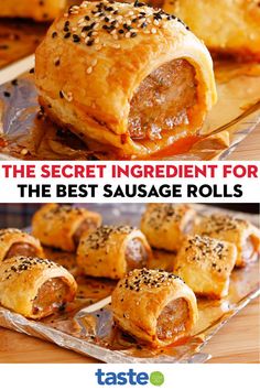 the secret ingredient for the best sausage rolls is in this recipe and it's easy to make