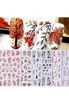 Fall Nail Art Stickers Autumn Leaf Nail Decals 6PCS 3D Self-Adhesive Fall Leaf Floral Nail Transfer Sliders Nail Art Supplies Fall Sticker Manicure Accessories for Women Girls DIY Nail Art Decorations Diffuser Sticks, Floral Nail, Autumn Stickers, Diy Nail Art, Fall Leaf, Fall Nail Art, Autumn Leaf, Nail Art Supplies, Manicure Y Pedicure