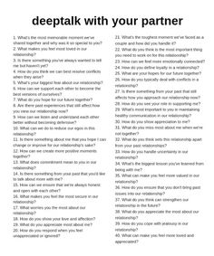 Pillow Talk Questions For Couples, Fun Relationship Questions, Deep Conversation Topics, Deep Talks, Cute Date Ideas