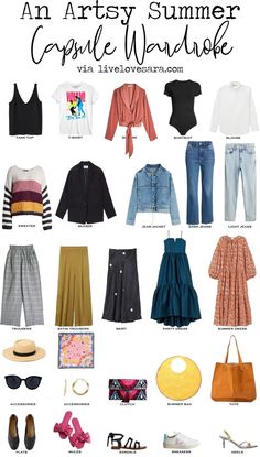 Artist Capsule Wardrobe, Capsule Wardrobe Maximalist, Artsy Spring Outfits, Summer Artsy Outfits, Maximalist Capsule Wardrobe, Artsy Summer Outfit, Artsy Wardrobe, Find Your Style Fashion, Wham T Shirt