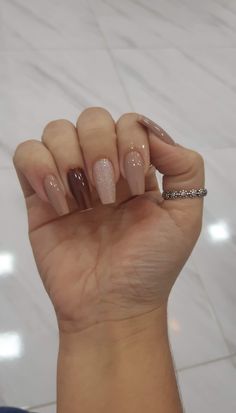 Nude Gel X Nails, Nails Patygirl, Nude Gel Nails, Western Nails, Simple Acrylic Nails, Exotic Nails, Sparkle Nails