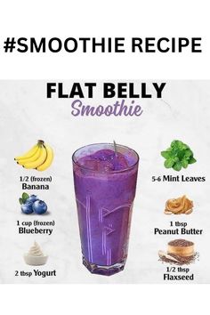 Break Fast Smoothie For Weight Loss Flat Belly Smoothie, Smoothie Diet Plan, Smoothie Diet Plans, Weight Workout, Healthy Smoothie, Breakfast Smoothies, Fruit Smoothie Recipes, Yummy Smoothies, Clean Eating Diet