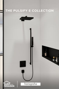 the pulsy e collection shower faucet