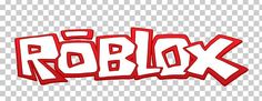 the word roblox in red and white