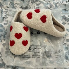 New In Bag Slippers. Heart Slippers, Women Shoes, Cream, Women Shopping, Color