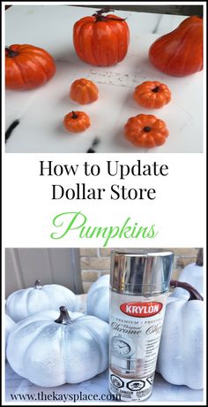 how to update dollar store pumpkins