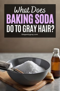 Curious about the magic of baking soda on gray hair? Explore the surprising effects of this household ingredient in this enlightening exploration. Unlock the potential of baking soda for your grays! Stop Grey Hair, Diy Shampoo Recipe, Grey Hair Remedies, Shampoo For Gray Hair, Deep Conditioning Hair Mask, Deep Conditioning Hair, Diy Shampoo