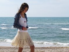 Crochet  Skirt Pattern, womens lace skirt pattern, cream lace skirt pattern,  PDF Tutorial Pattern Etsy STore SHout OUT!!  What a marvelous summer skirt! Pretty!!!!! Lace Skirt Pattern, Beach Products, Skirt Crochet, Crochet Skirt Pattern, Skirt Beach, Crochet Skirts, Products Ideas, Crochet Skirt, Boho Skirts