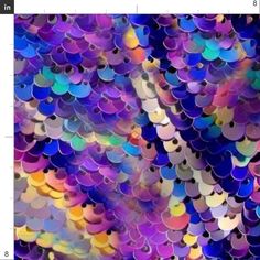 an image of colorful fish scales in the water with text that reads, what do you see?