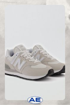 Suede and mesh upper/Lace-up silhouette/Heritage 'N' court logo/Rubber outsole New Balance 574 Women, Court Logo, New Balance Womens, New Balance 574, New Balance Women, Cool Stuff, The Cool, Womens Shoes Sneakers, New Balance