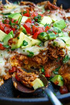 a close up of a plate of food with meat and veggies on it