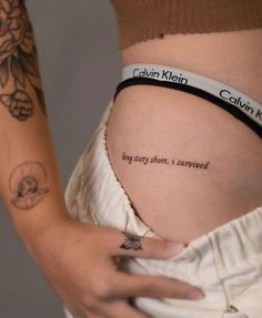 a woman's belly with the words written on it