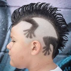 Top 18 Mohawk Haircuts For Your Kids To Try In 2024 Taper Fade With Initial Design, Taper Design Haircut For Men, Taper Drop Fade, Low Taper Fade Design, Taper Fade Pelo Corto, Drop Fade Design, Taper Fade Designs Men, Burst Fade Designs, Taper Design Haircut