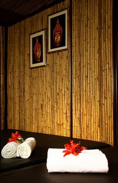 Thailand Massage, Wellness Office, Spa Interiors, Bamboo Interior, Massage Ideas