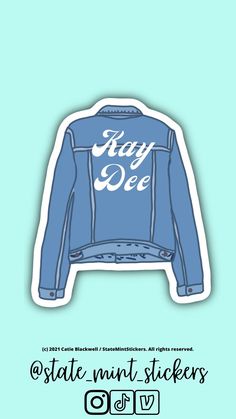 a blue jacket with white lettering on it and the words lazy joe written in white