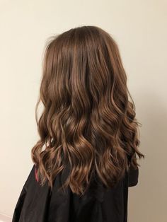 Cute Haircuts For Women Medium, Milk Chocolate Brown Hair Balayage, Brunette For Fair Skin, Dimensional Medium Brunette, Neutral Medium Brown Hair, Medium Length Chocolate Brown Hair, Rich Golden Brown Hair, Level 7 Brown Hair, Dark Brown Hair With Chocolate Highlight