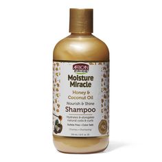 Nourish & Shine Shampoo African Pride Nourish & Shine Shampoo  |  12 FL oz. | Sally Beauty African Pride Moisture Miracle, Moisture Miracle, Coconut Oil Shampoo, Sally Beauty, Best Shampoos, Natural Hair Updo, Moisturizing Shampoo, Beauty Supply, Coils