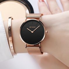 Rose Gold Watches Women, Rose Gold Quartz