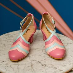 Vintage Inspired, Genuine Leather, Retro Women Shoes, Swing Shoes, 50s, 60s, 70s Multicolor Shoes, Swing Dancing Shoes - Etsy Retro Round Toe Court Shoes For Spring, Retro Round Toe Leather Shoes For Spring, Retro Leather Shoes With Round Toe For Spring, Vintage Closed Toe Leather Shoes For Spring, Retro Heels With Contrasting Block Heel, Retro Spring Court Shoes, Retro Leather Shoes With Leather Sole For Spring, Retro Spring Leather Shoes With Leather Sole, Retro Heels With Contrasting Heel Counter And Round Toe