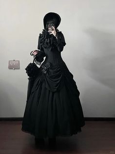 Gothic Lolita, Jabot Collar, Drawstring Skirt, Frilly Blouse, Victorian Goth, Vintage Gowns, Gothic Outfits, Formal Occasion, Dream Wardrobe