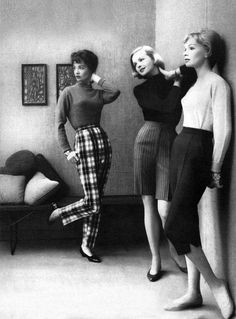 1950's Vintage Fashion 1950s, Three Women, Fashion 1950s, Moda Vintage, 60s Fashion, 50s Fashion, 1950s Fashion