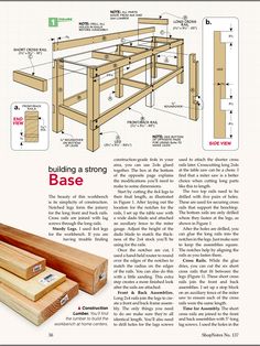 the instructions for building a bunk bed frame are shown in this article, and it is also