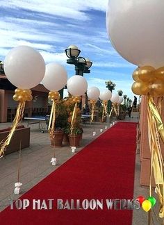 an image of balloons on the red carpet