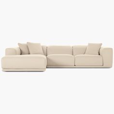 The inviting, smart-looking Kelston Collection (2016) features large seating areas, wide arms, and feather-blend cushions. Articulating headrests on the sectional and sofa let you adjust individual headrests to just the right angle and height for reading or watching TV – or fold them out of the way when not in use. Everything you need for rest and relaxation. Made in Italy. | Kelston Sectional Sofa, Gesso at Design Within Reach California Modern Interior, Sectional Leather Sofa, California Modern, Rest And Relaxation, Corner Sectional, Miami Design, Design District, Living Room Furniture Sofas, Right Angle