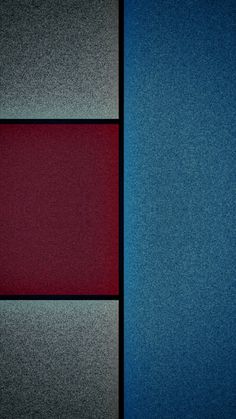 two different colored squares with one red and the other blue