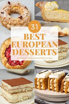 Best European Dessert Collection European Desserts, Easy Dessert Bars, Famous Desserts, Delicious Dips Recipes, Brulee Recipe, Amazing Desserts