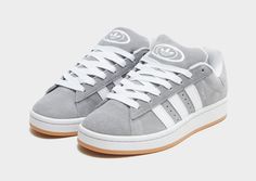 adidas Originals Campus 00s Junior Gray Campus 00s, Campus Shoes For Women, Grey Adidas Campus 00s, Campus Adidas Shoes, Adidas Campus Gray, Gray Adidas Campus, Campus Addis’s, Grey Campus 00s, Adidas Originals Campus 00s