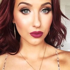 Bold Lip Makeup, Bright Red Hair, Bold Lips, Makeup Obsession, Makeup Forever