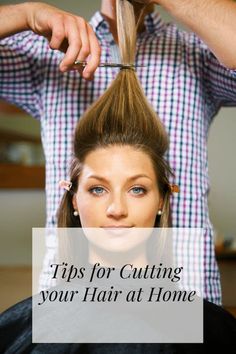 Tips for Cutting your Hair at Home. It's a great way to save time and money if you cut your hair at home! How To Cut Hair, Way To Save Money, Easy Hair Cuts, Hairstyles Indian, Mid Length Hair With Layers